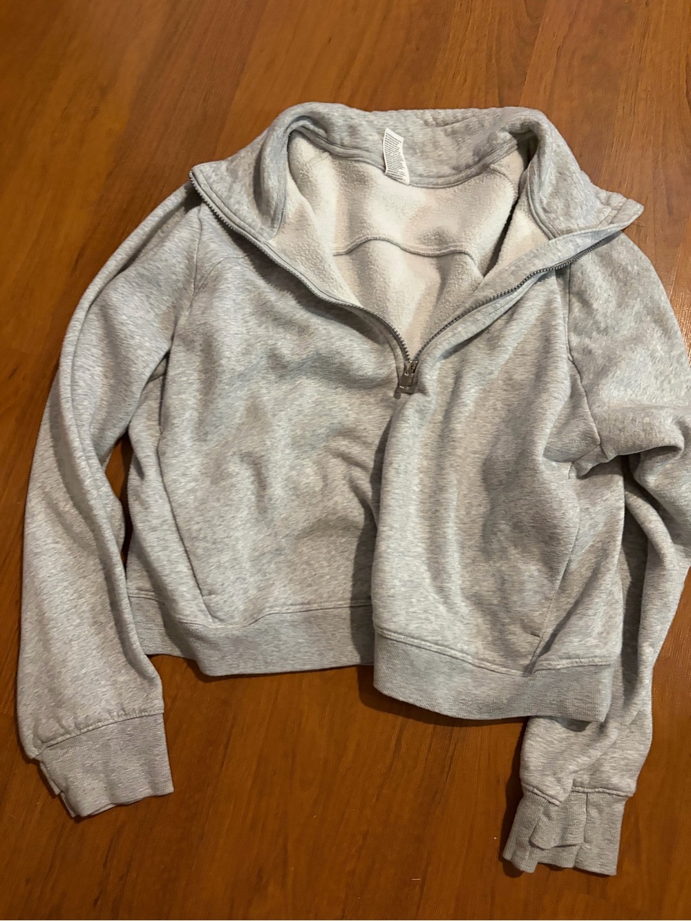 all in motion Heather Gray Women's Half-Zip Pullover Jacket
